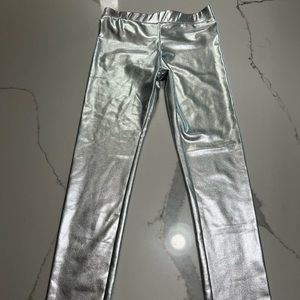 H&M metallic leggings size 6-7